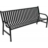 WITT Oakley Collection 6 foot Outdoor Bench - Black